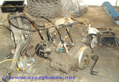 Motor für neues Crazybike